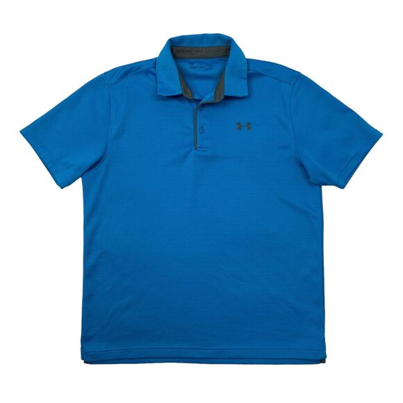 Under Armour Polo Shirt Mens L Large Malibu Loose Short Sleeve Performance Golf - Picture 1 of 9